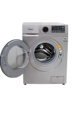 ⁦غسالة ملابس ميديا 8 كيلو سلفر انفرتر MFN09W80B/S⁩ - الصورة ⁦2⁩