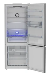 ⁦ثلاجة بيكو تركي فريزر سفلى 560 لتر صافي 490 لتر استانلس ديجيتال B5RCNE565HXPE⁩ - الصورة ⁦2⁩