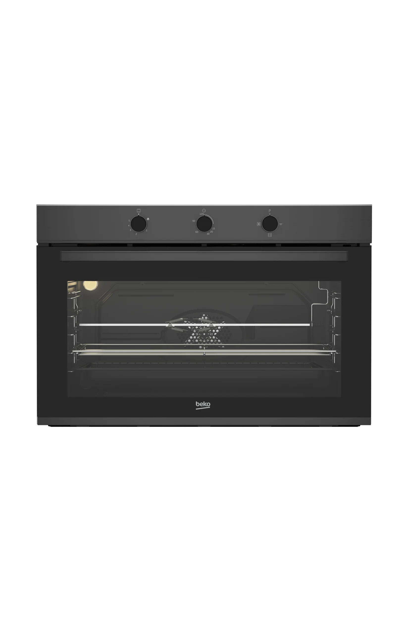 BBWHT12104DS فرن بلت ان بيكو تركي 90 سم غاز امان كامل ستانلس BBWHT12104DS - الصورة 1