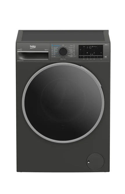 غسالة بيكو تركي 10 كيلو بمجفف 6 كيلو 1400 لفة رمادي واي فاي بلوتوث ديجيتال BWD10640MCI