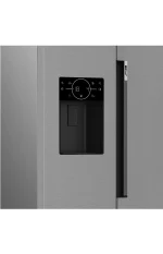 ⁦ثلاجة بيكو تركي 651 لتر صافي 525 لتر سايد باي سايد استانلس ديجيتال GN166130XB⁩ - الصورة ⁦3⁩