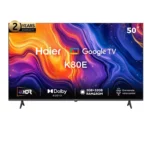 شاشة هاير 50 بوصة سمارت 4K برسيفر داخلي TH50K80EU