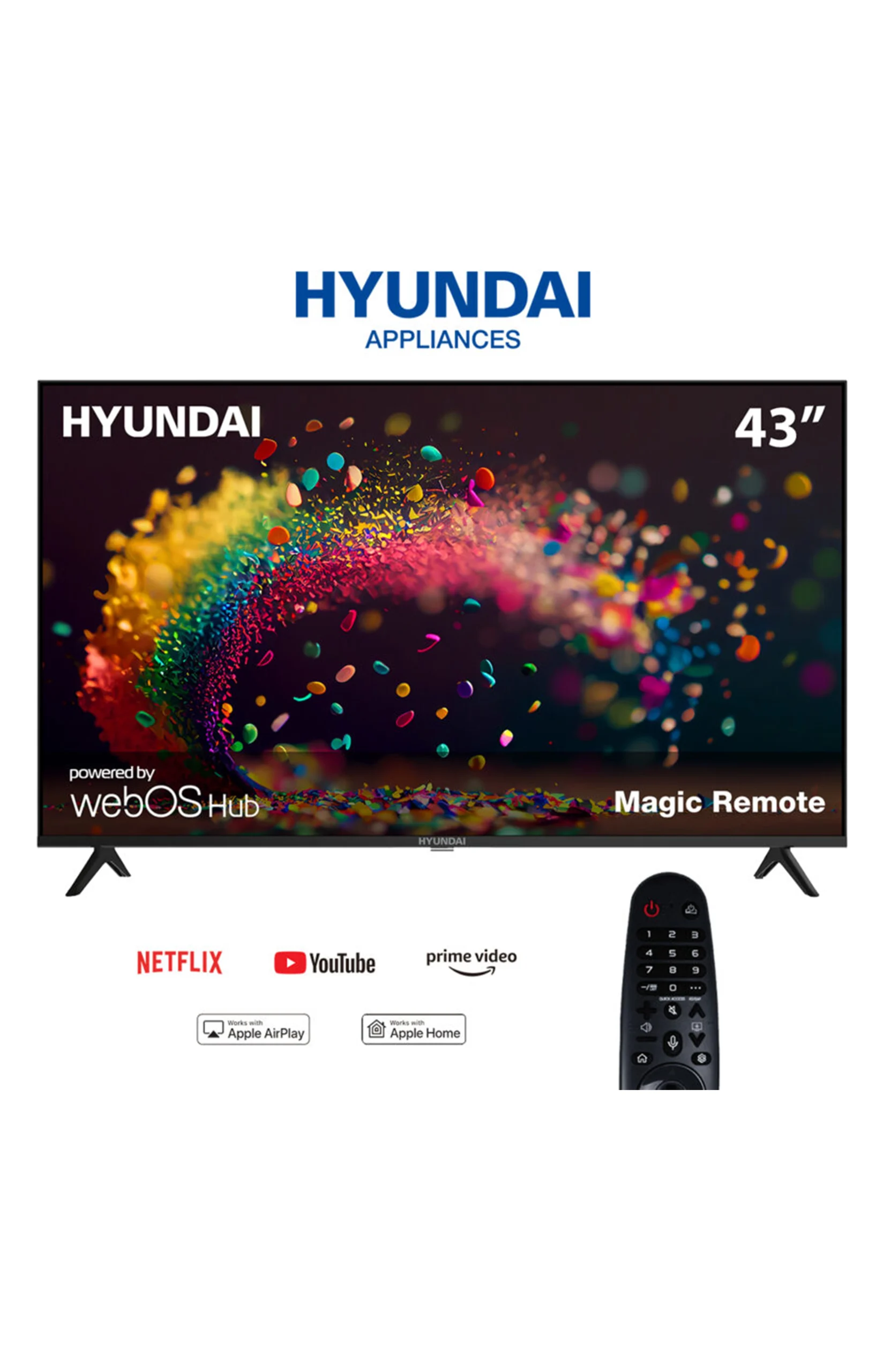 L43HYNDA630 شاشة هيونداى 43 بوصة 4K UHD سمارت L43HYNDA630 - الصورة 1