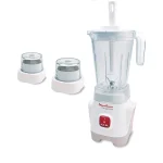 خلاط سوبر مولينكس 2 لتر 700 وات مبشرة + مطحنة ابيض LM207125