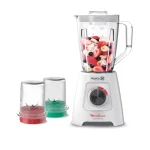 خلاط بليندفورس مولينكس 2 لتر 800 وات مطحنة + كبة ابيض LM4231EG