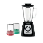 خلاط بلندفورس مولينكس 1.75 لتر 800 وات مبشرة + مطحنة اسود LM4358EG