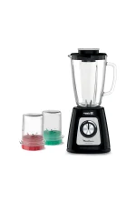 خلاط بلندفورس مولينكس 1.75 لتر 800 وات مبشرة + مطحنة اسود LM4358EG