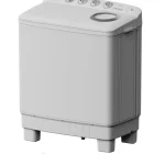 غسالة ميديا هاف 12 كيلو حوضين MTE02W120/W