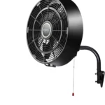 مروحة بريفكس حائط بريما 18 بوصة اسود WFP-180