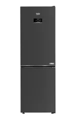 ثلاجة بيكو تركي فريزر سفلى 367 لتر صافي 316 لتر استانلس مط ديجيتال تاتش RCNE367E30XBRI