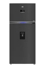 ثلاجة بيكو تركي 650 لتر صافي630 لتر ديجيتال حنفية سلفر غامق RDNE650E60ZXR