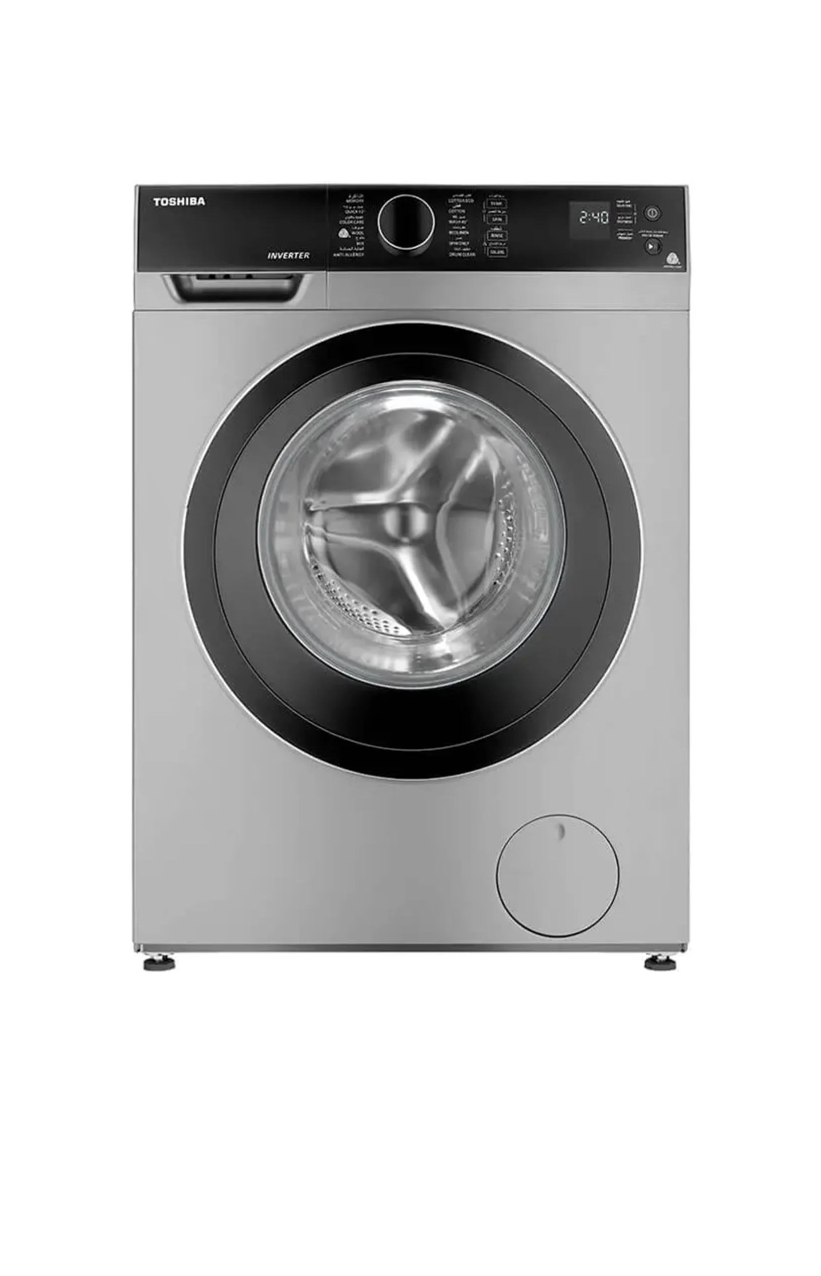 TW-BJ90M4EG(SK) غسالة توشيبا 8 كيلو سلفر TW-BJ90M4EG(SK) - الصورة 1